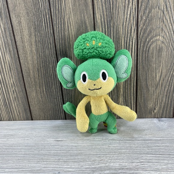 Pokemon Pansage Stuffed Plush Green Grass Type Nintendo Jakks Pacific 2011 - Picture 15 of 16